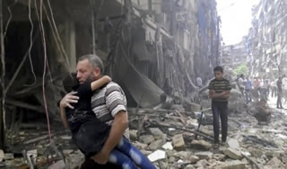 Attacco al convoglio umanitario UN e SARC a ovest di Aleppo