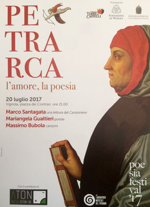 Petrarca, 713 anni di amore e poesia - 20 Luglio - Vignola Piazza dei Contrari - ore 21:00