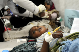 Yemen: per fermare l' epidemia di colera urge portare gli aiuti nelle aree remote