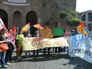 I docenti sfilano a Roma contro il ddl #Labuonascuola